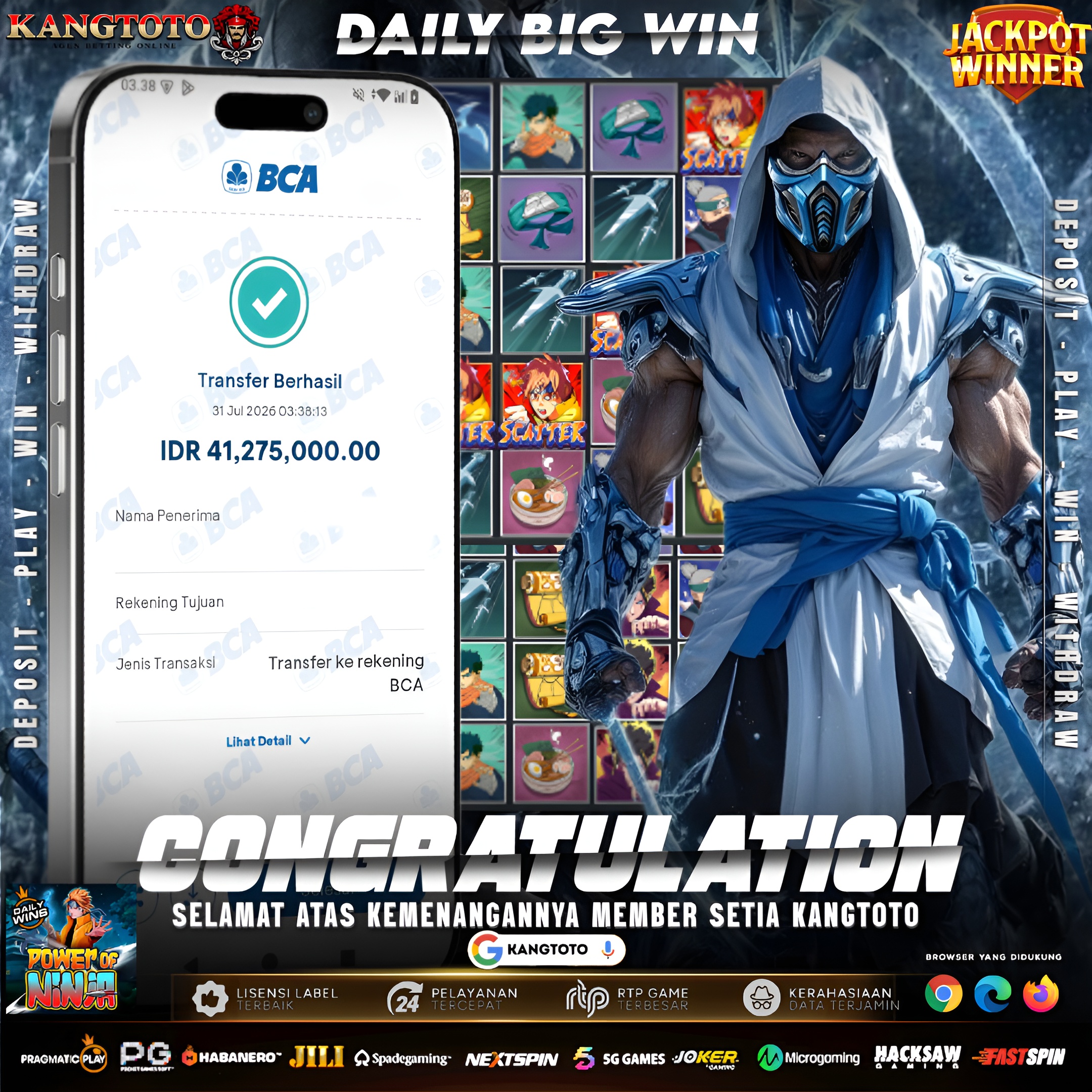 POWER OF NINJA ! PECAH Rp 41.275.000 💸🔥LUNASS!!!