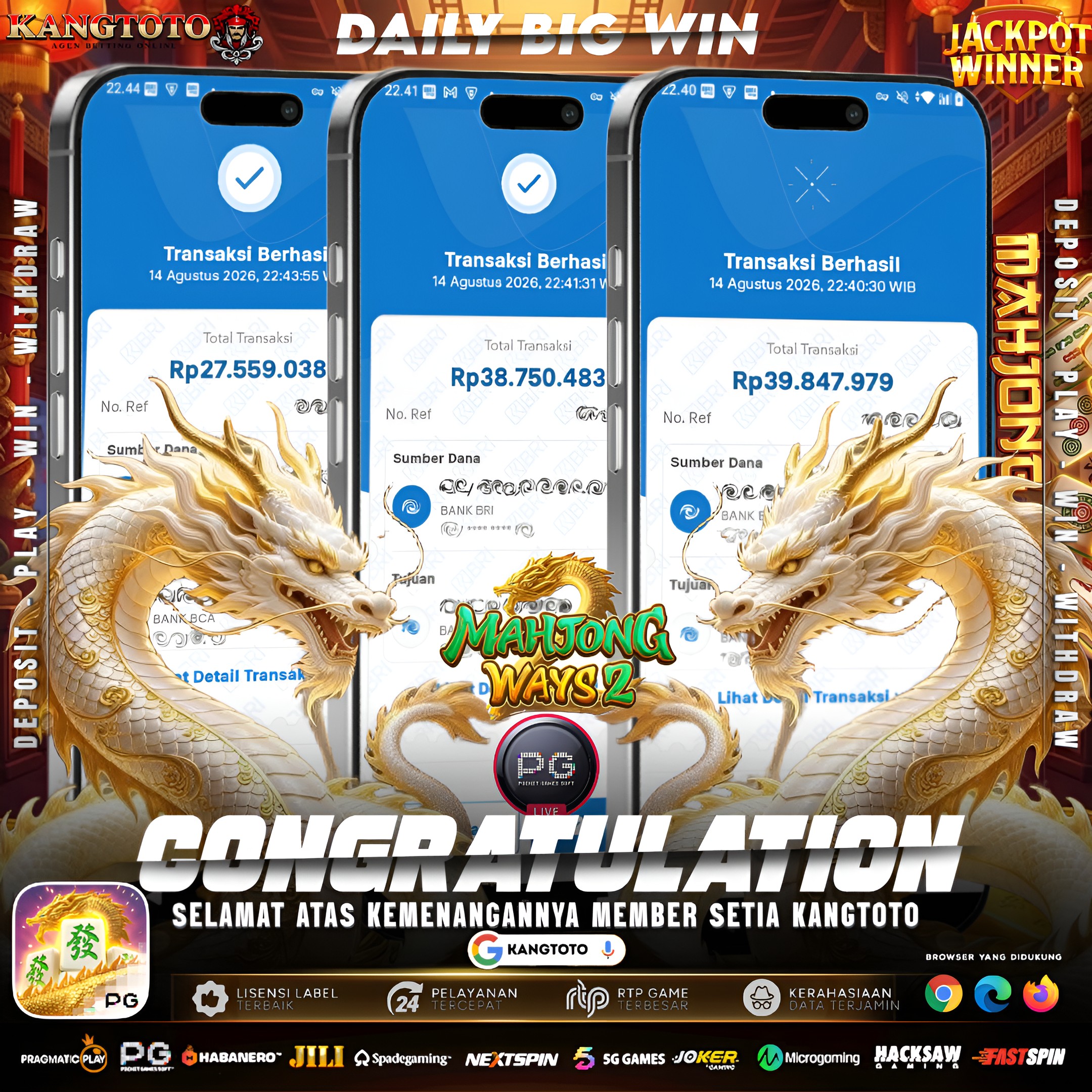 🐉 NAGA EMAS BERAKSI, NAGA WD BERGULIR! WITHDRAW Rp 106.150.000  🐉
