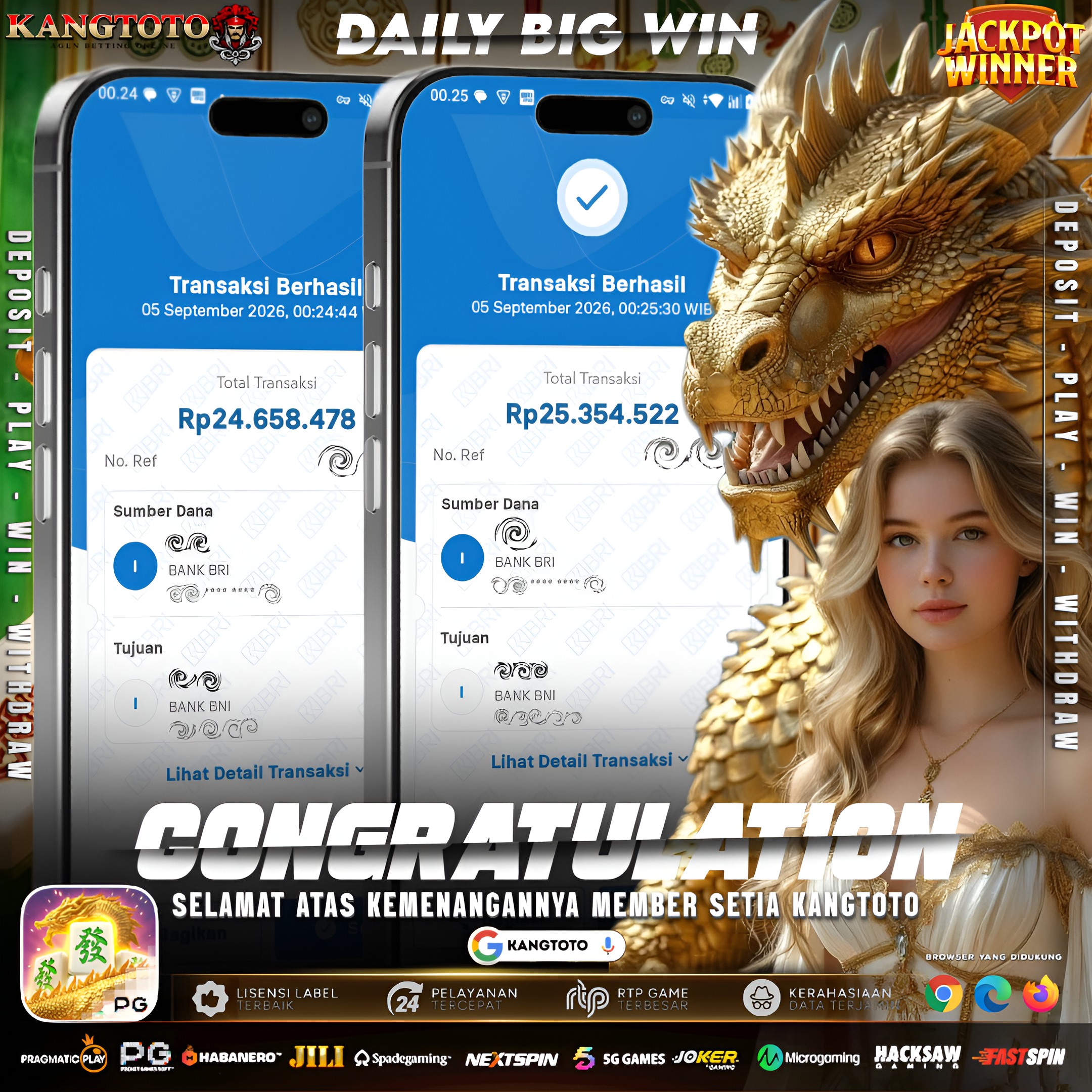 🐉 NAGA EMAS BAGI-BAGI REZEKI! TEMBUS 50.013.000 ! 🐉