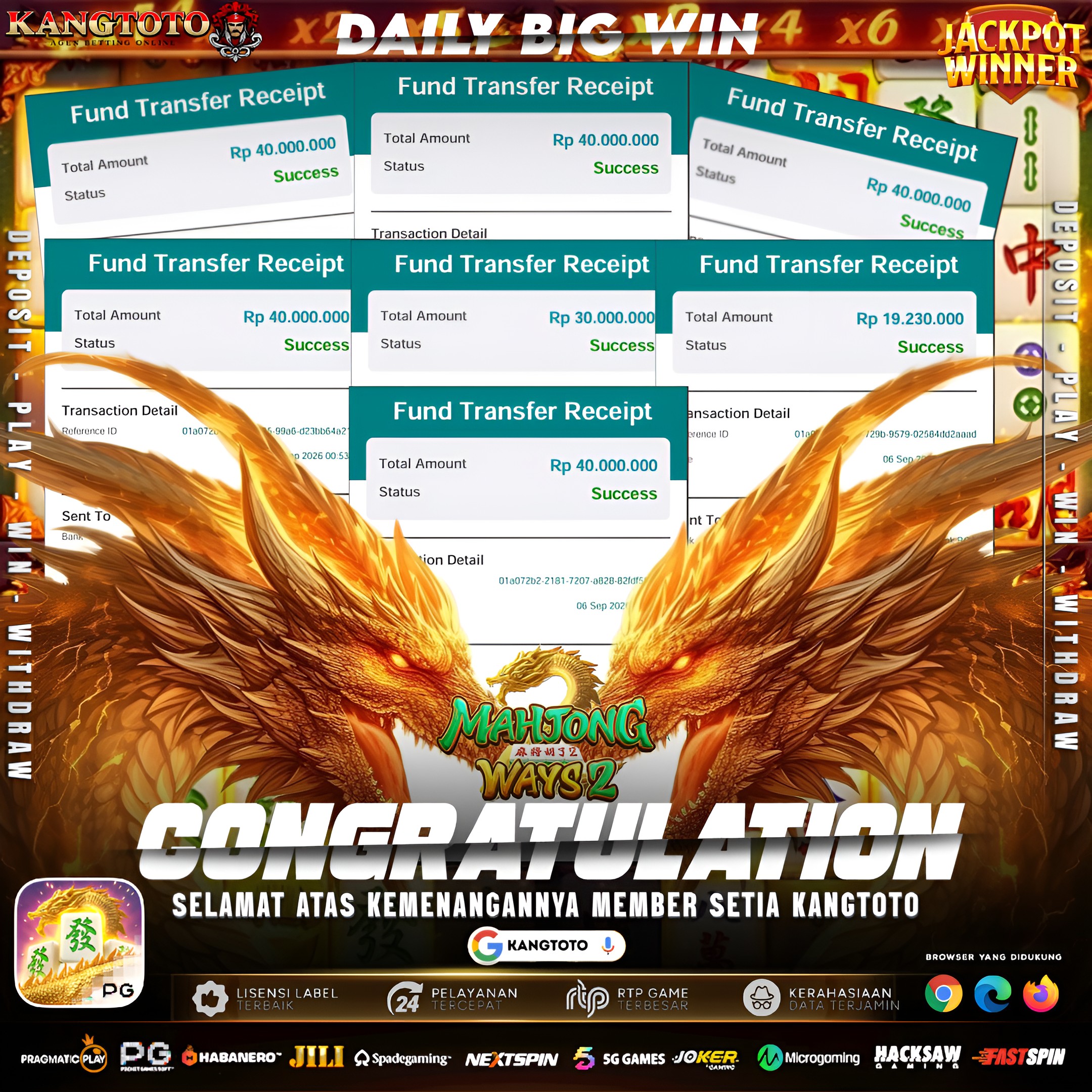 🐉 AMUKAN NAGA MAHJONG WAYS 2 MELEDAK! SUPER WITHDRAW 249.230.000! 🐉