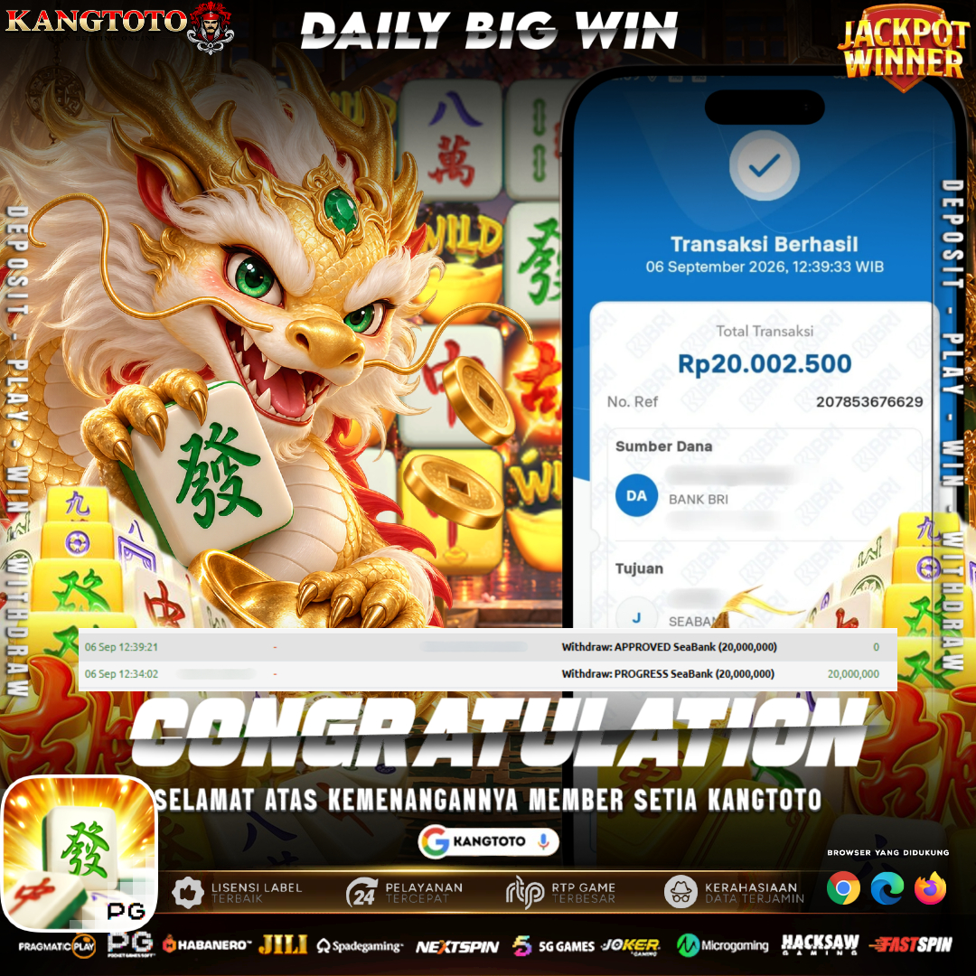 NAGA MAHJONG PETANX MAXWIN! TOTAL WITHDRAW RP 20.000.000 LUNAS DI KANGTOTO!