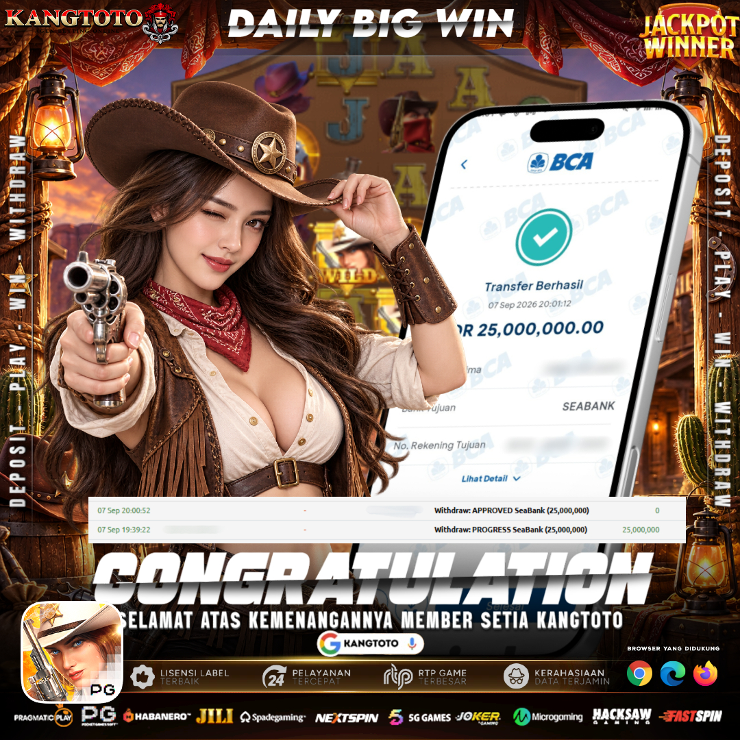 WILD BOUNTY SHOWDOWN PANEN MAXWIN! TOTAL WITHDRAW RP 25.000.000 LUNAS DI KANGTOTO!