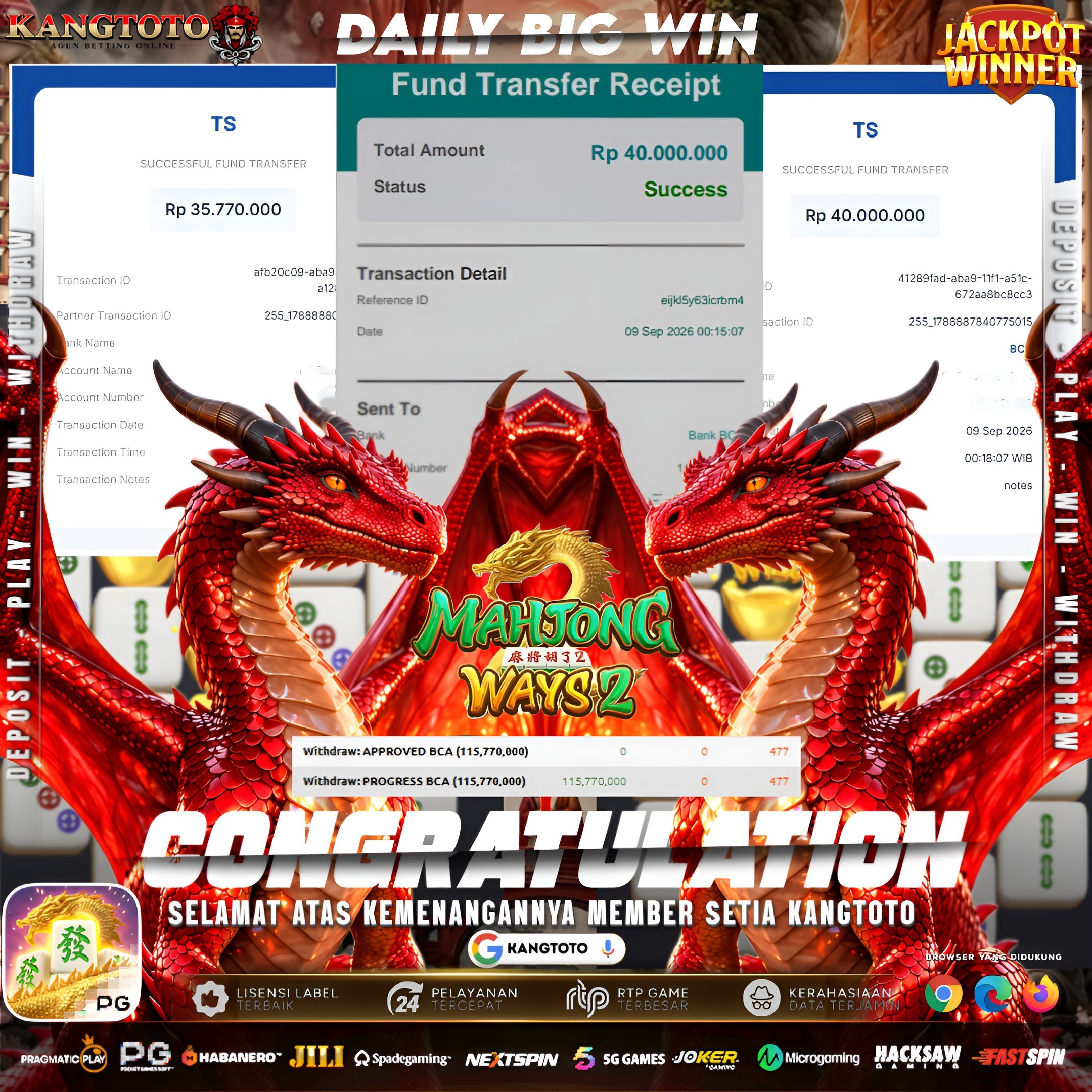 🐉NAGA MAHJONG WAYS 2 MEMBARA! Rp 115.770.000 CAIR LUNAS! 🐉