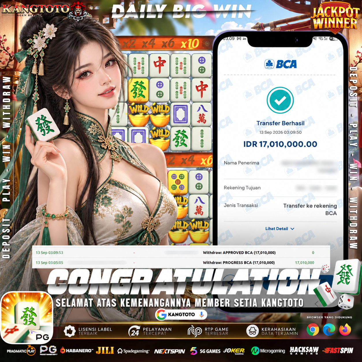 MAHJONG WAYS KEMBALI GACOR! WITHDRAW 17.000.000 DIBAYAR TUNTAS!