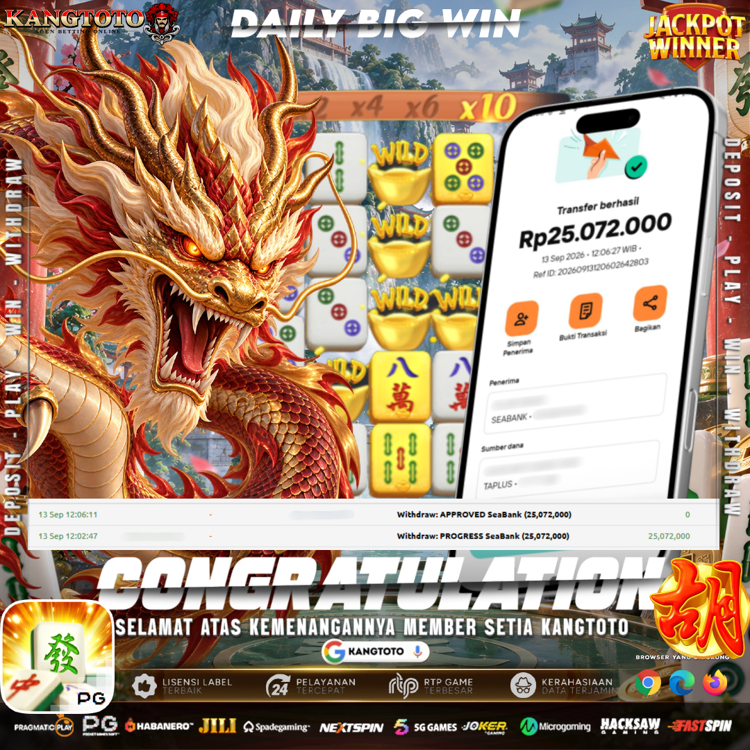 NAGA ORANGE MAHJONG WAYS PECAH MAXWIN! WITHDRAW RP 25.072.000 LUNAS DI KANGTOTO!