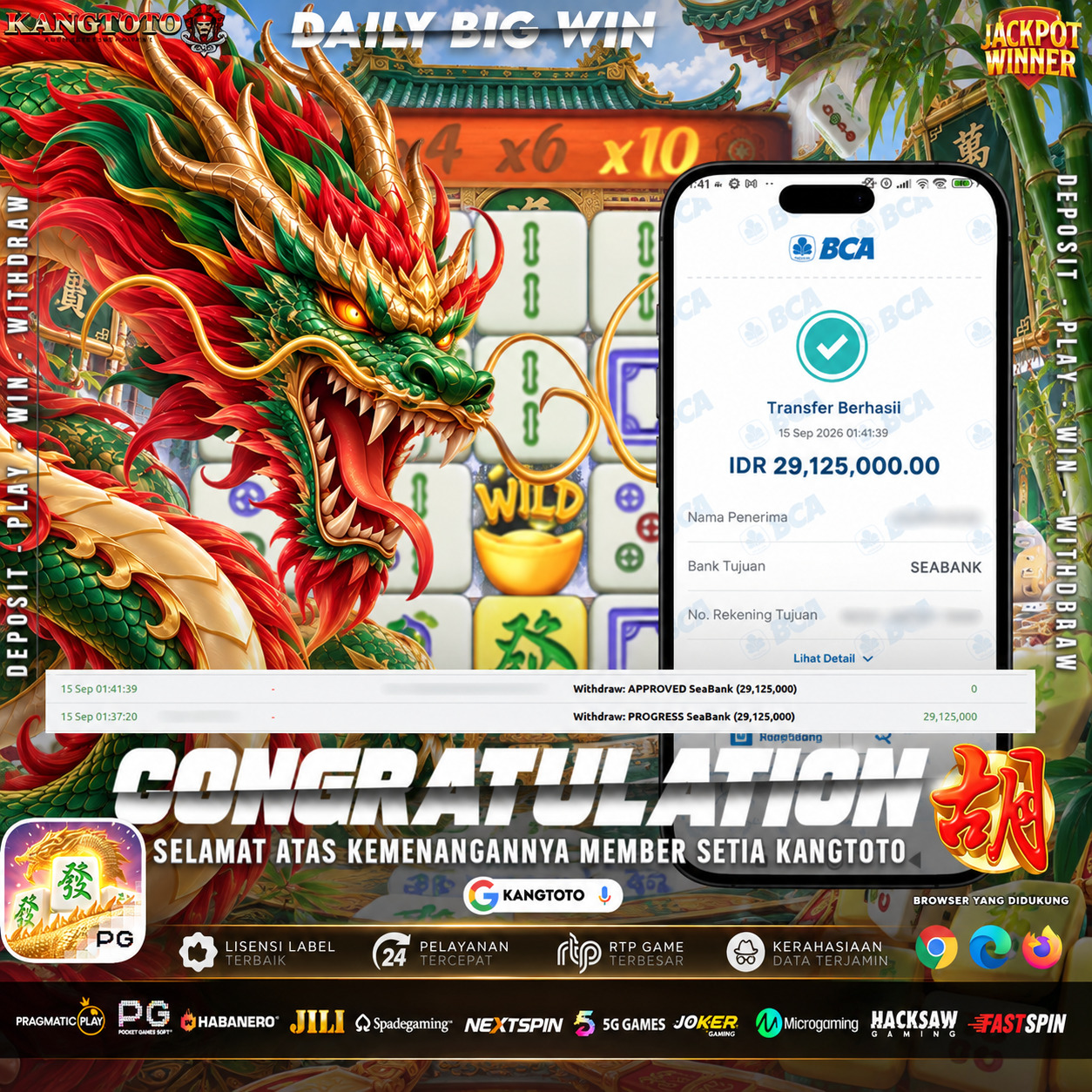 MAHJONG WAYS 2 PG SOFT KEMBALI ROYAL! WITHDRAW 29.000.000 CAIR!